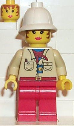 LEGO Minifigure-Miss Gail Storm (Desert)-Adventurers: Desert-ADV015-Creative Brick Builders